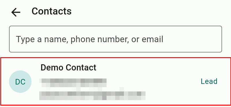 Service Calendars in the Mobile App – figure 4