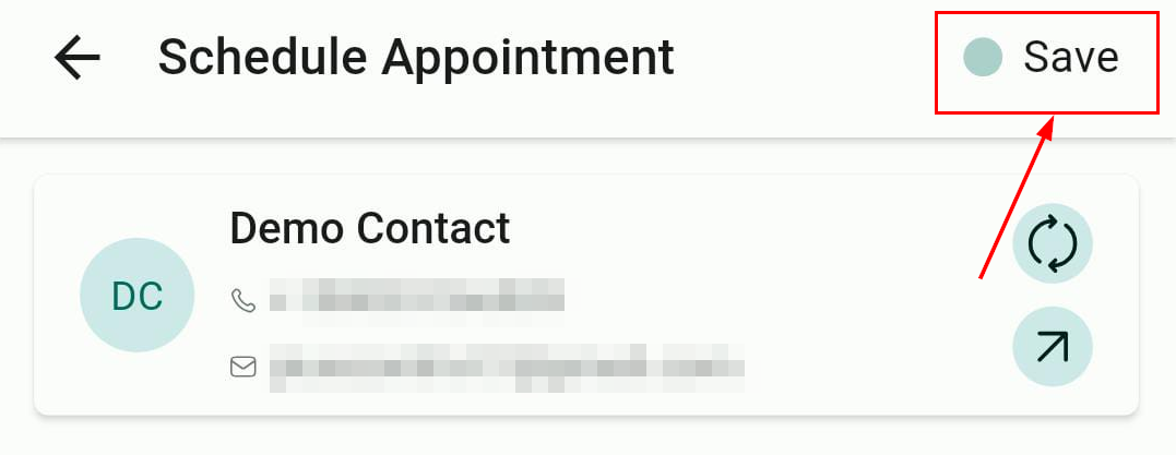Service Calendars in the Mobile App – figure 7