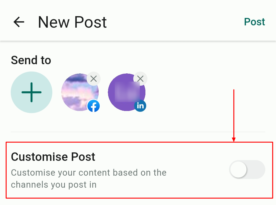 Social Planner on the Mobile App – figure 6