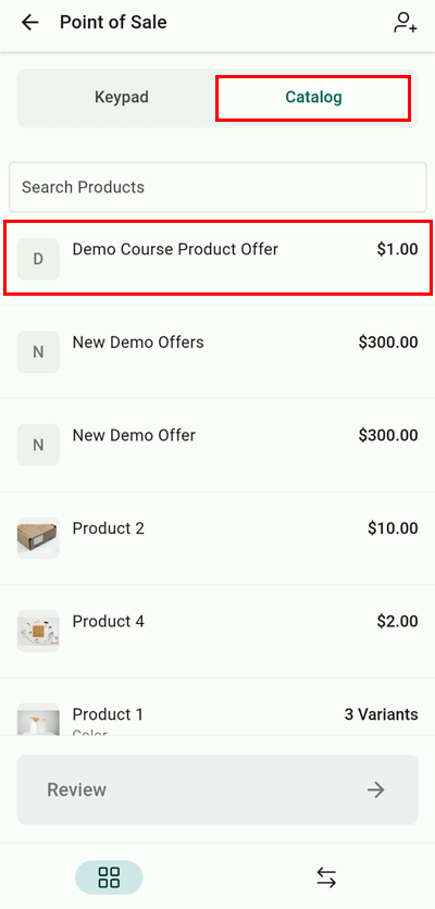 Taxes & Discounts for Sales on the Mobile App – figure 6
