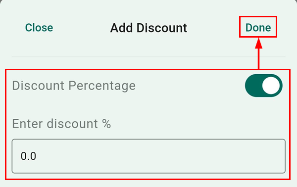 Taxes & Discounts for Sales on the Mobile App – figure 10