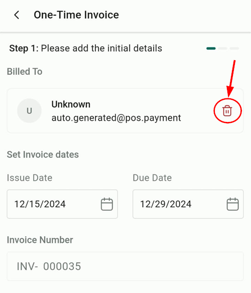 View Invoices & Receipts on the Mobile App – figure 6