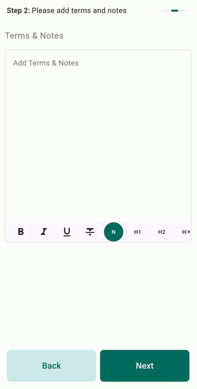 View Invoices & Receipts on the Mobile App – figure 9