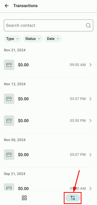 View Invoices & Receipts on the Mobile App – figure 11