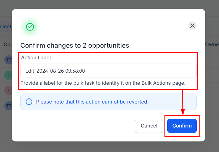 How to Bulk Edit Opportunities – figure 4