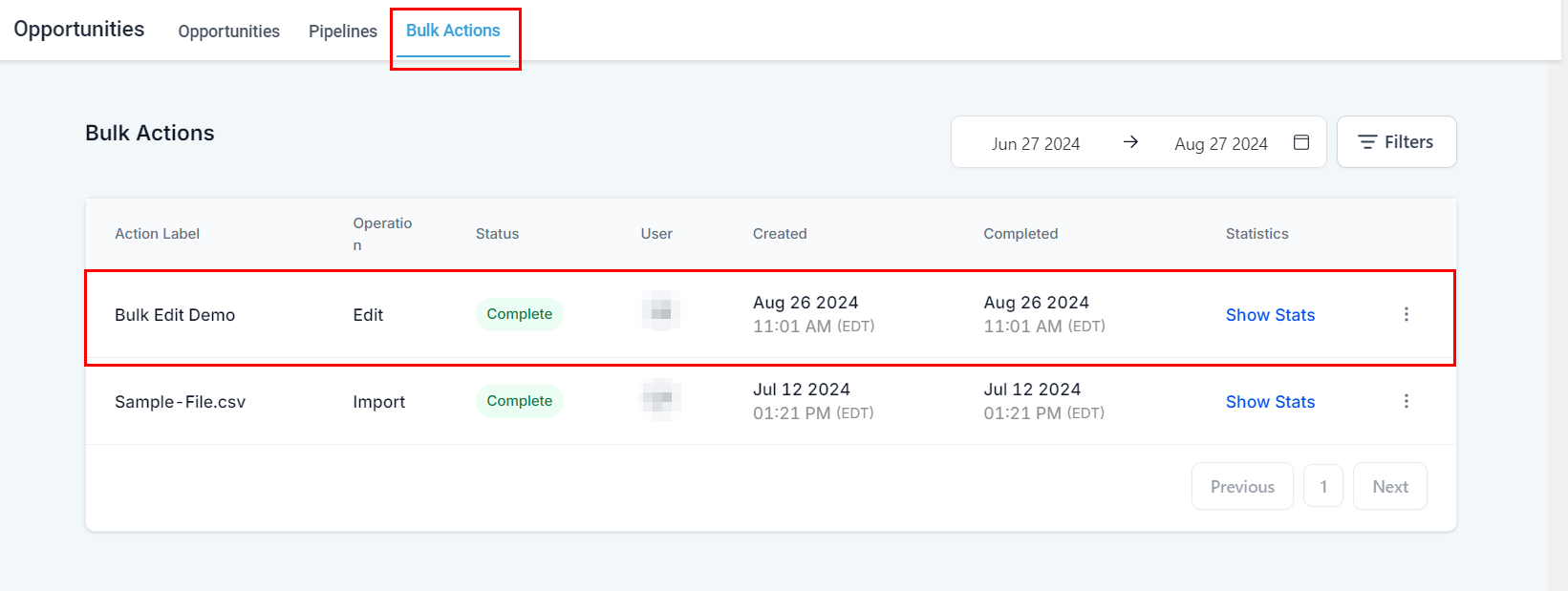 How to Bulk Edit Opportunities – figure 5