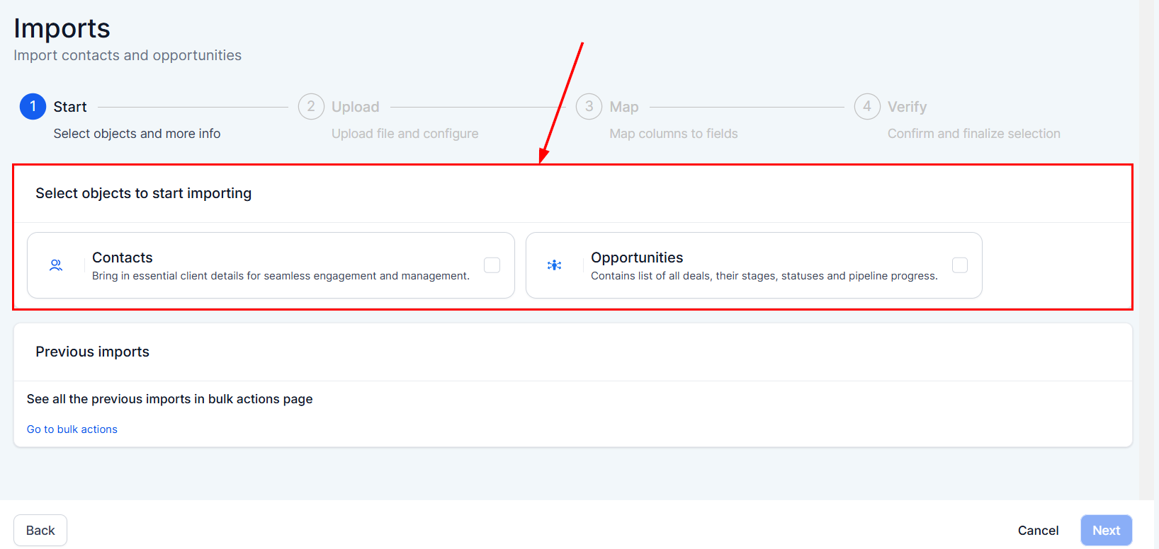 How to Import Contacts and Opportunities at Once – figure 2
