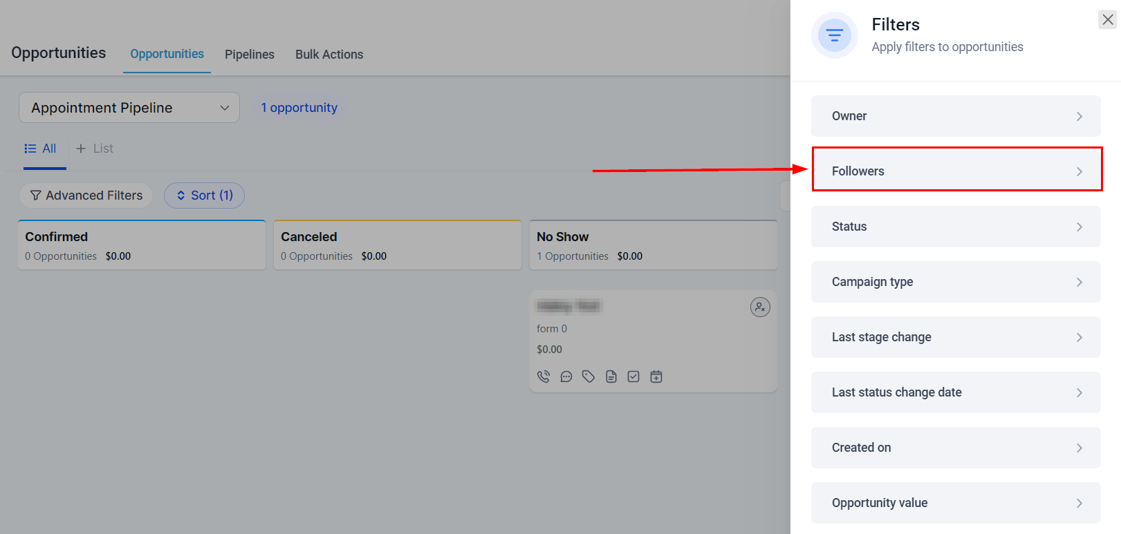 How To SortFilter Opportunities – figure 5