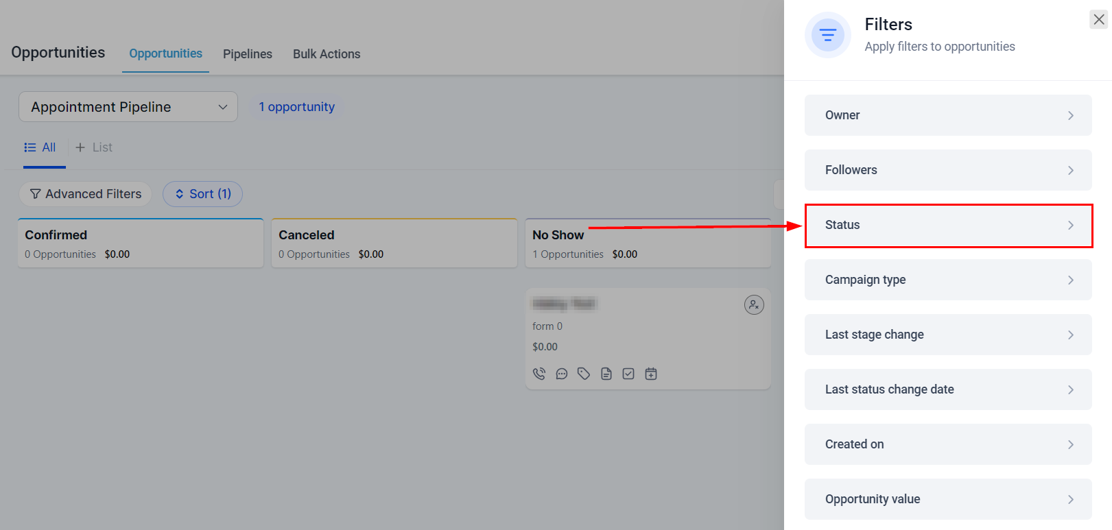 How To SortFilter Opportunities – figure 6