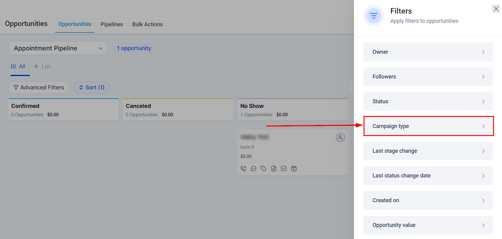 How To SortFilter Opportunities – figure 7
