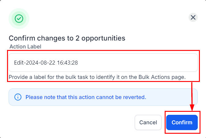 List View in Opportunities – figure 6