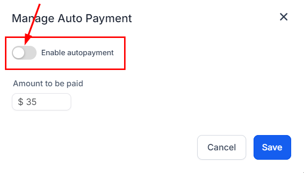 Auto-Payment for Invoices – figure 4
