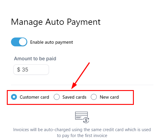Auto-Payment for Invoices – figure 5