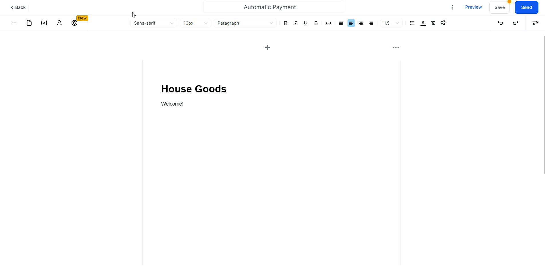 Automatic Invoice Creation – figure 3