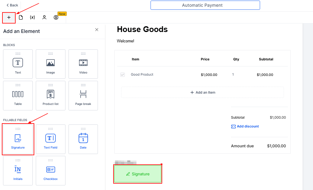Automatic Invoice Creation – figure 6
