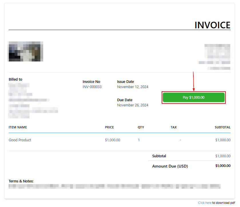 Automatic Invoice Creation – figure 12