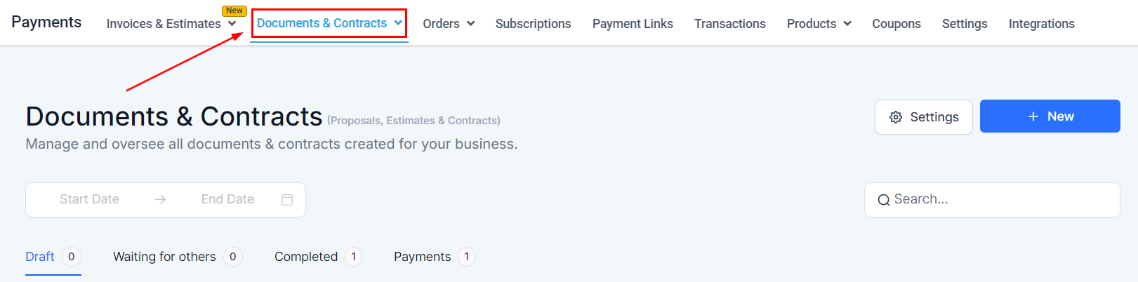 Collect Payment Directly After Document Signing – figure 1