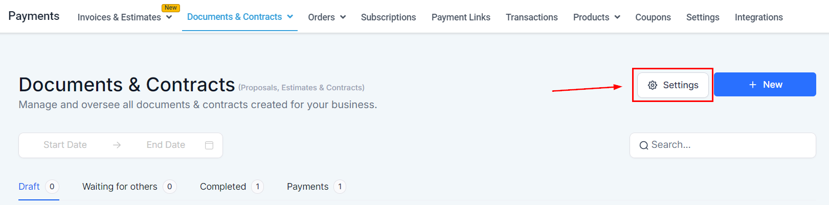 Collect Payment Directly After Document Signing – figure 2