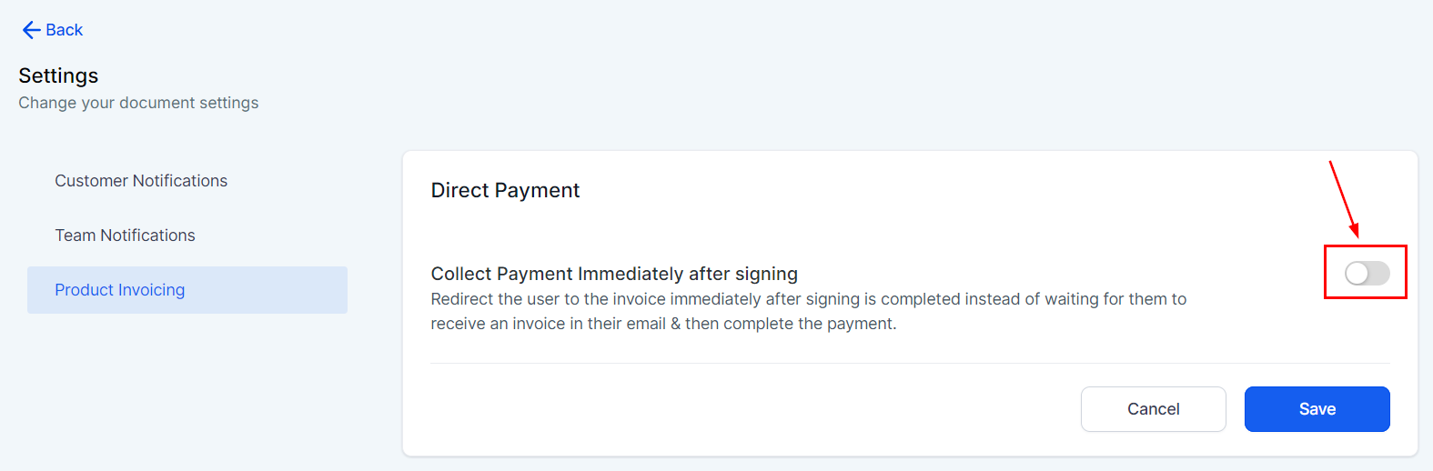 Collect Payment Directly After Document Signing – figure 4