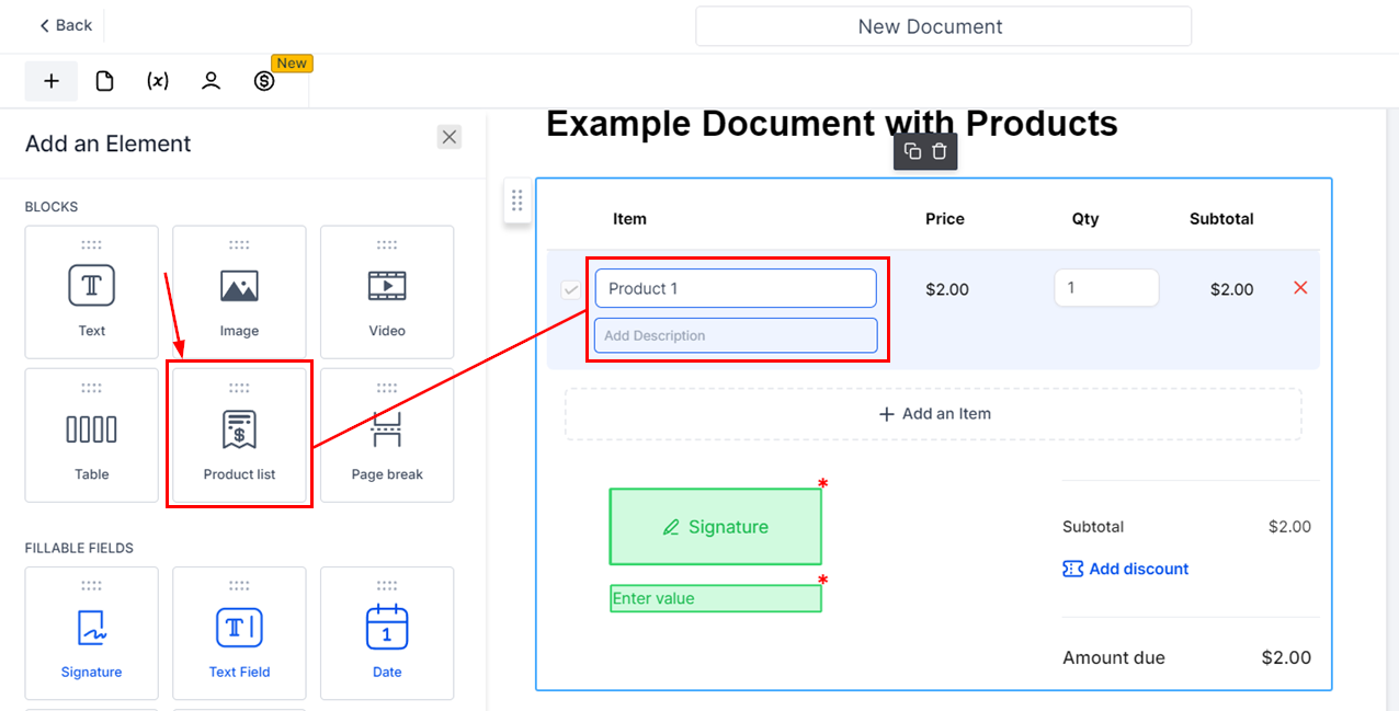 Collect Payment Directly After Document Signing – figure 7