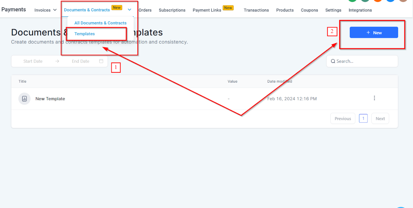 Create proposal templates and send proposals automatically inside a workflow – figure 1