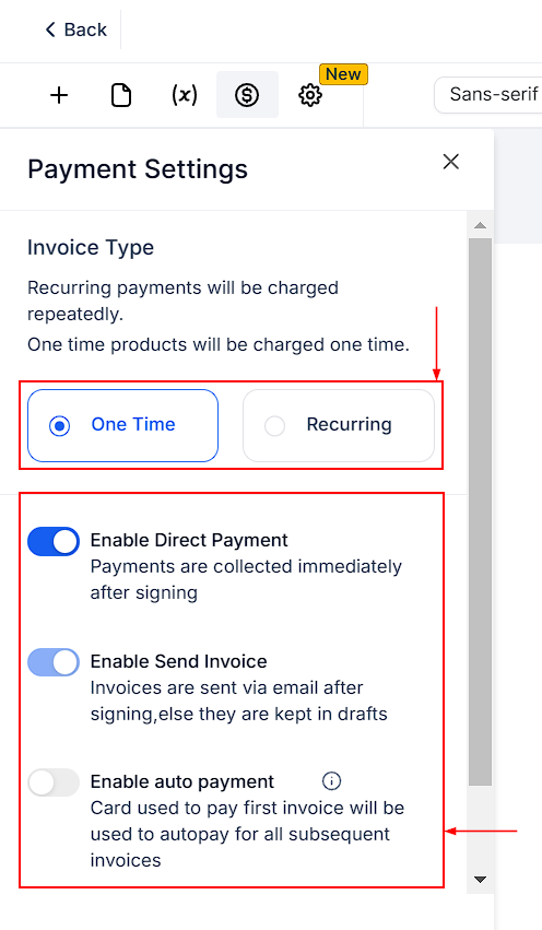 Documents & Contracts Builder – figure 7