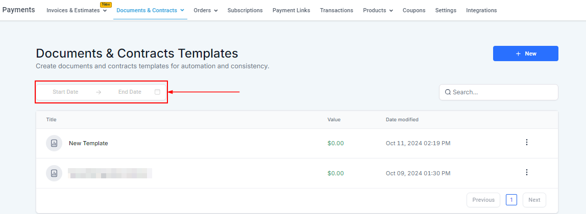 Documents & Contracts Templates – figure 2