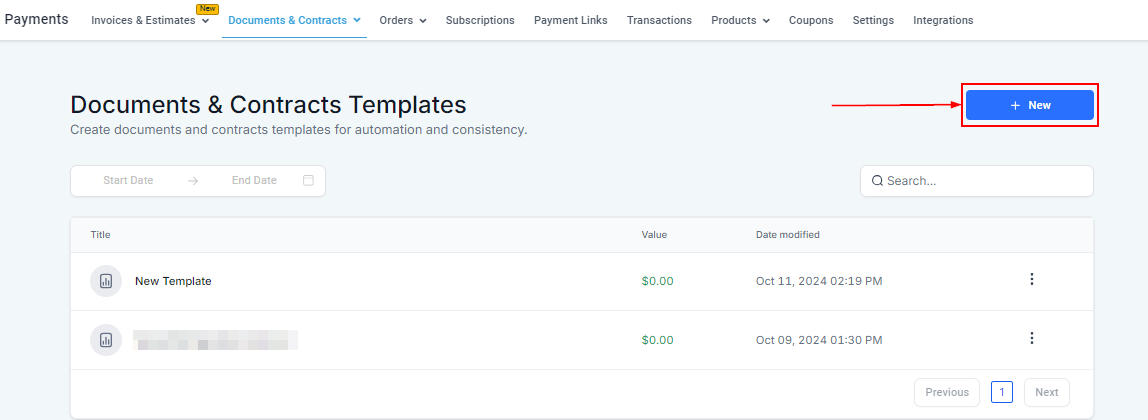 Documents & Contracts Templates – figure 3