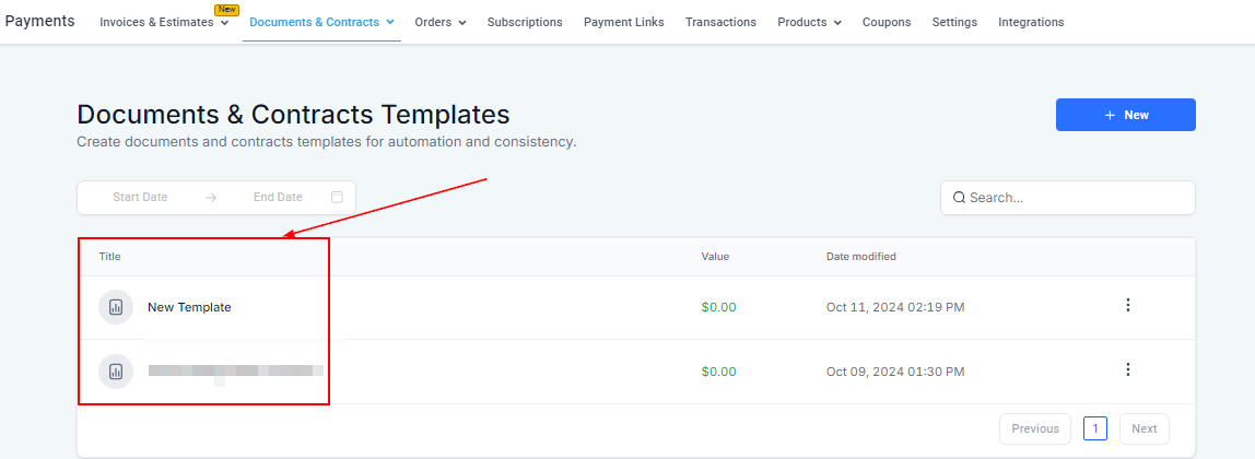 Documents & Contracts Templates – figure 5