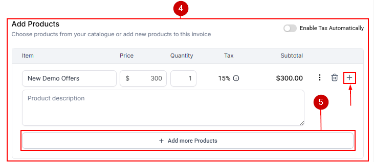 How To Create A New Invoice – figure 5