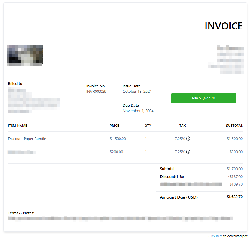 How To Create A New Invoice – figure 10