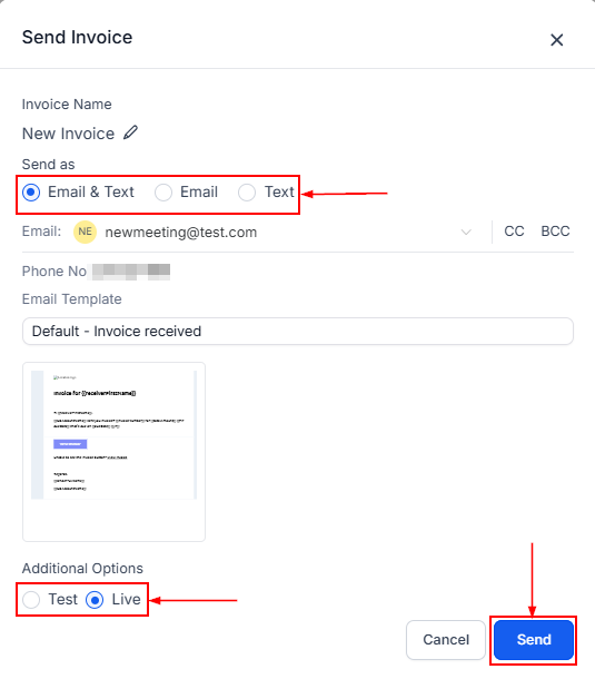 How To Create A New Invoice – figure 23