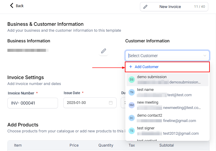 How To Create A New Invoice – figure 25