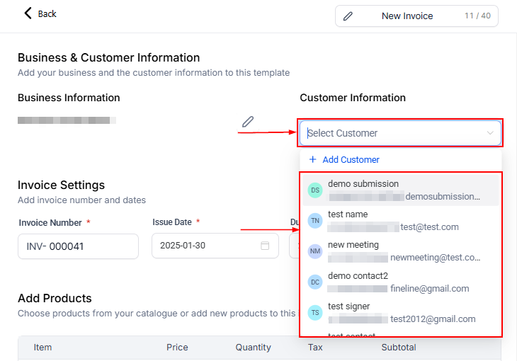 How To Create A New Invoice – figure 27