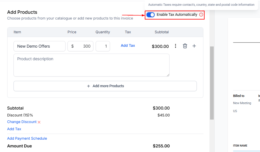 How To Create A New Invoice – figure 31