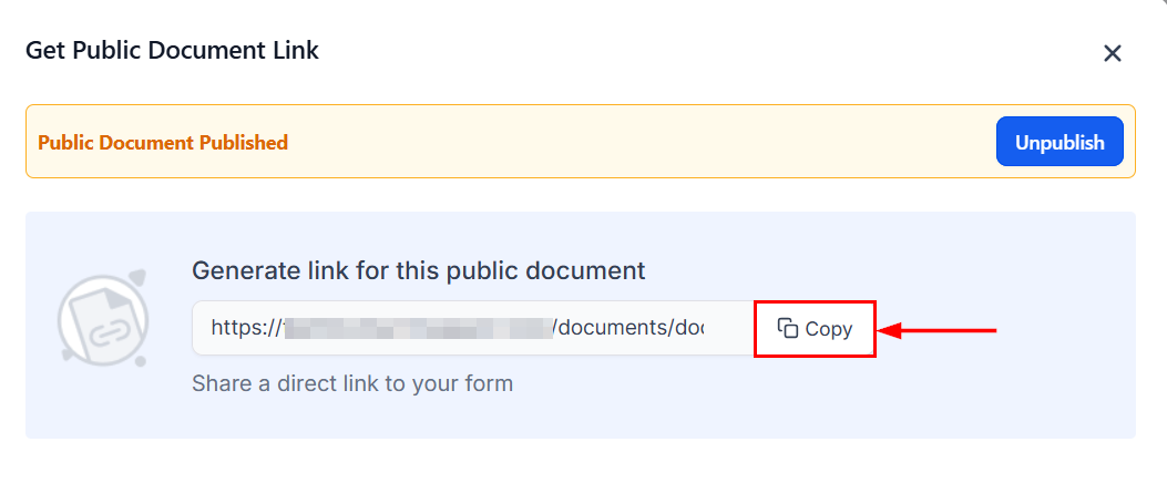 How to Create a Public Document – figure 6