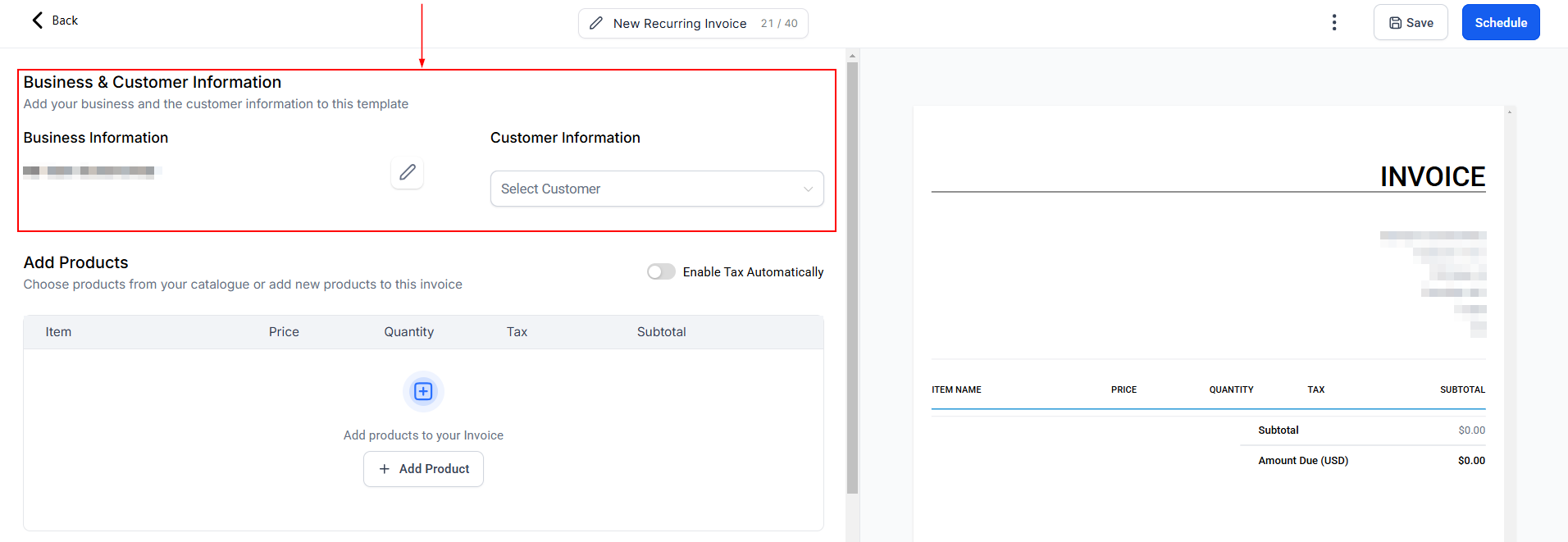 How to Create a Recurring Invoice – figure 4