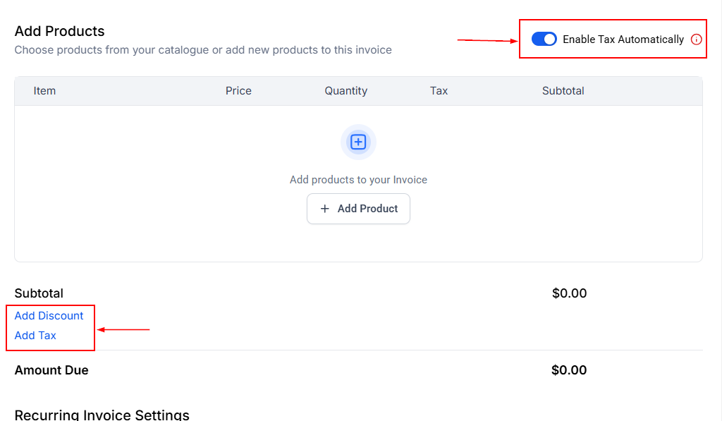 How to Create a Recurring Invoice – figure 6