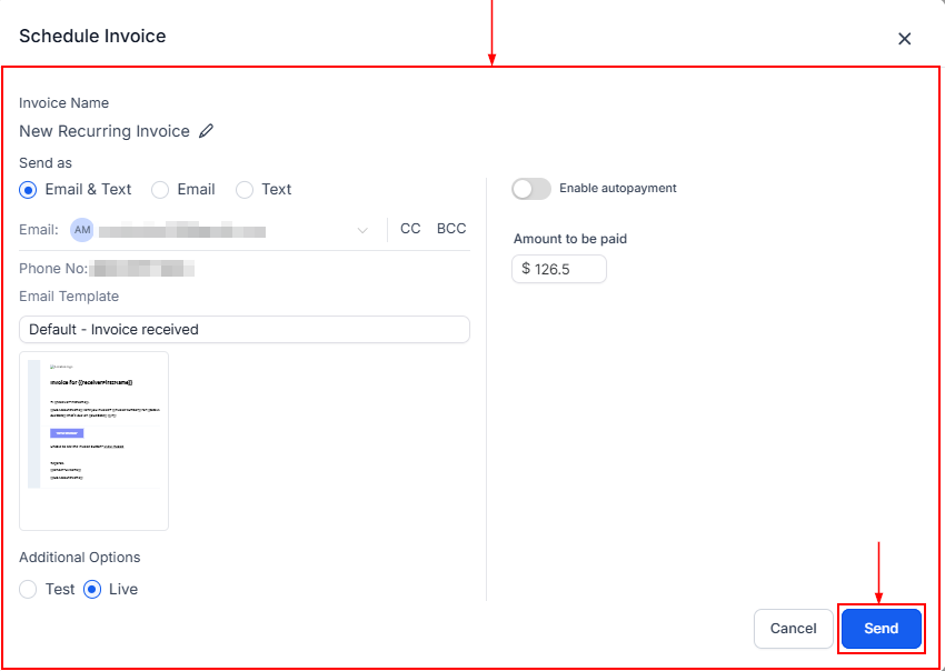 How to Create a Recurring Invoice – figure 11