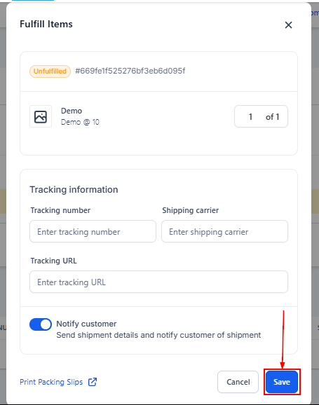 How to Fulfill an E-Commerce Store Order – figure 6