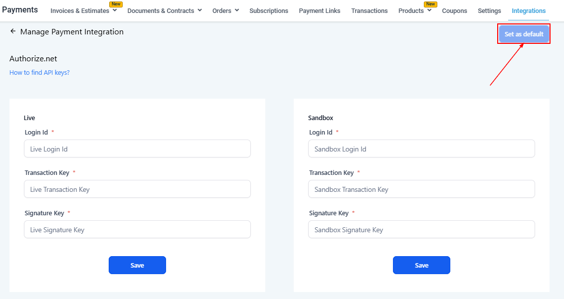 How To Integrate Authorize.net – figure 4