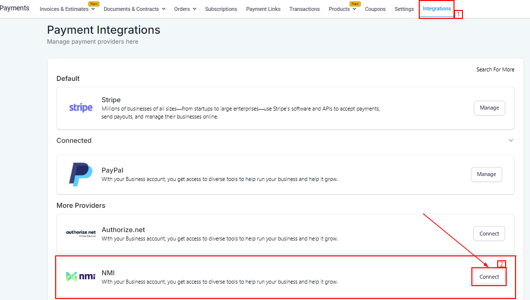 How To Integrate Network Merchants Inc. (NMI) – figure 1
