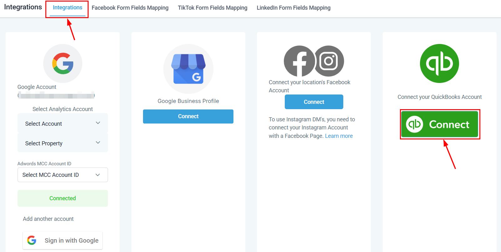 How to Integrate QuickBooks – figure 1