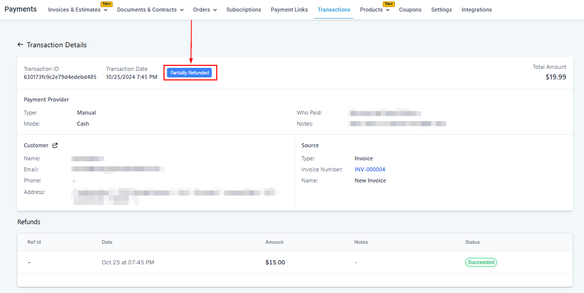 How To Manage Refunds Within The CRM – figure 7