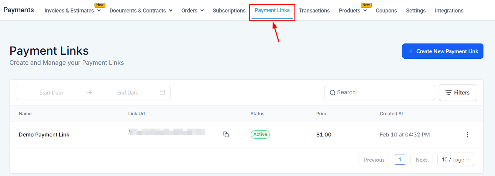 How to Send Payment Links to Multiple Contacts – figure 1