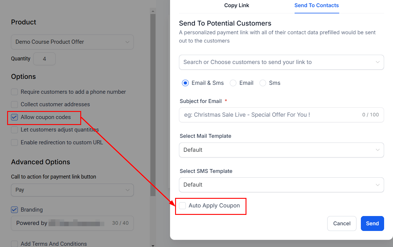 How to Send Payment Links to Multiple Contacts – figure 7