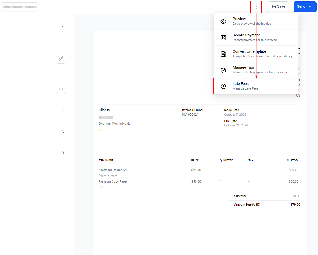 How to Set Up Late Fees on Invoices – figure 6