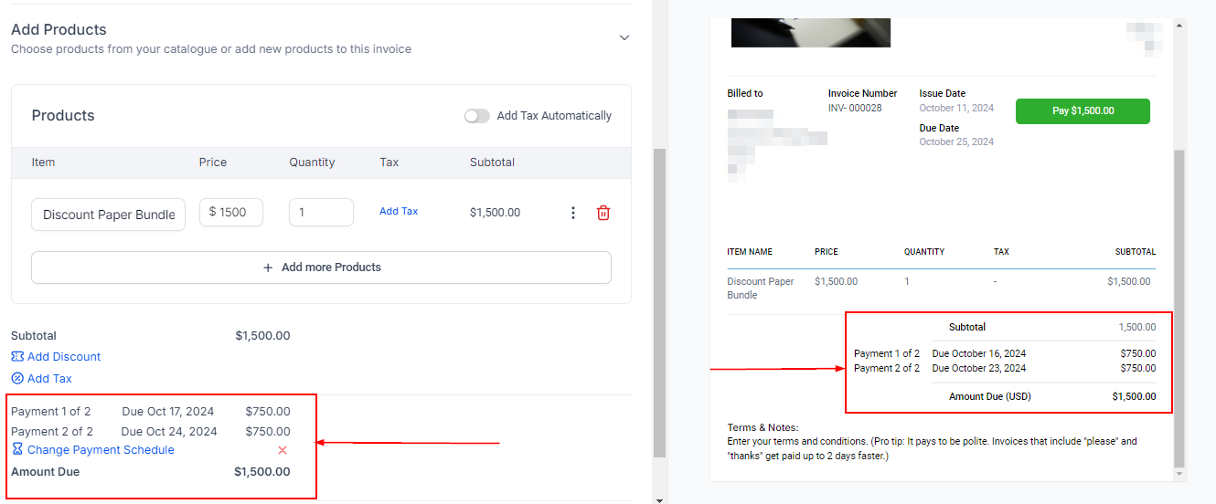 Invoices Payment Plans – figure 7