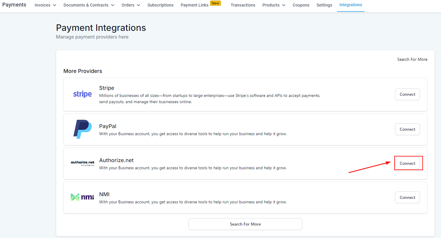 Payment Integrations – figure 2