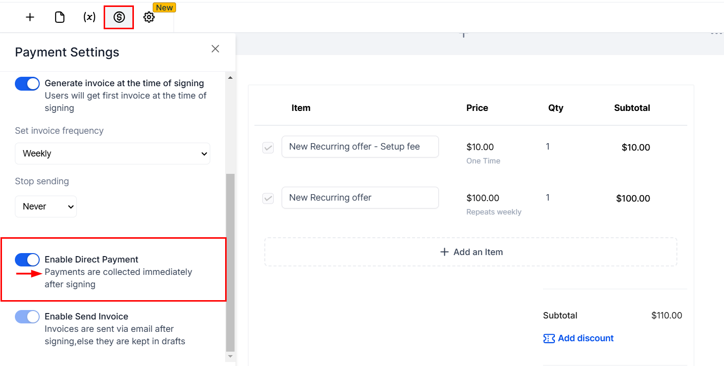 Recurring Products in Documents & Contracts – figure 7